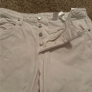 Classic White Boyfriend Jeans